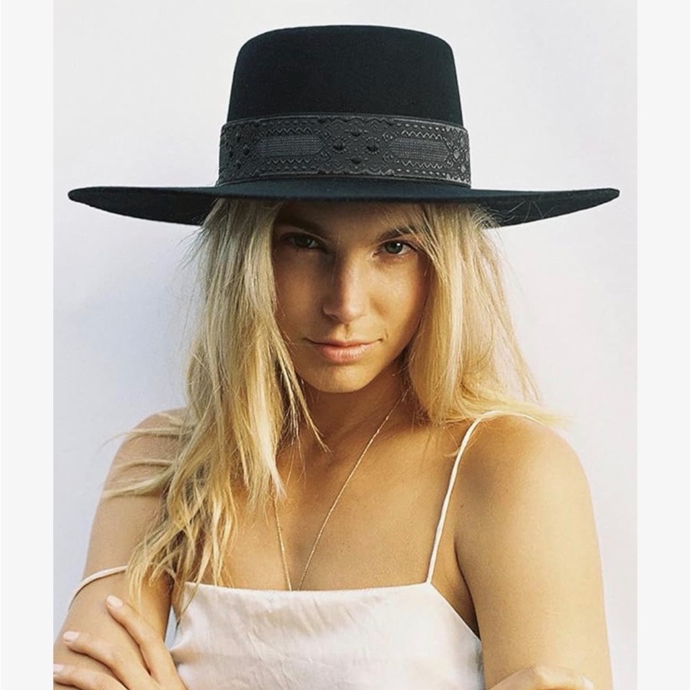 🆕 Lack of Color Women's The Sierra Wide-Brimmed Wool Boater Hat